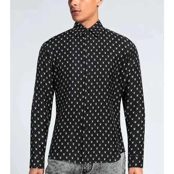 RARE Amiri x Playboy Silk Print Shirt - Picture 2 of 14